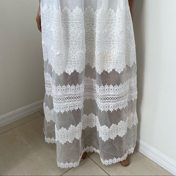 NEW Ted Baker London Mornia White Wedding Dress 2 - Picture 7 of 16